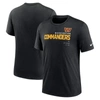 Nike Men's Team (nfl Washington Commanders) T-shirt In Heather Black