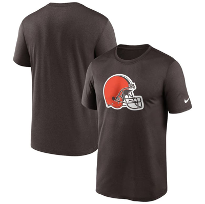 Nike Men's Dri-fit Logo Legend (nfl Cleveland Browns) T-shirt In Black