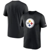 Nike Men's Dri-fit Logo Legend (nfl Pittsburgh Steelers) T-shirt In Black