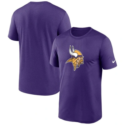 Nike Men's Dri-fit Logo Legend (nfl Minnesota Vikings) T-shirt In Purple
