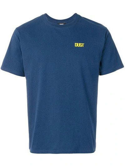 Dust Embroidered Logo T-shirt - Blue