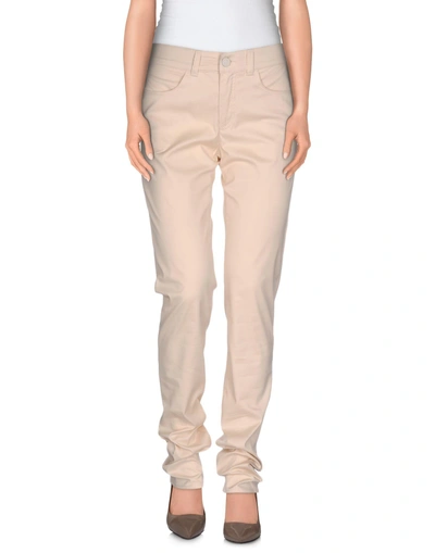 Armani Jeans Casual Trousers In Beige