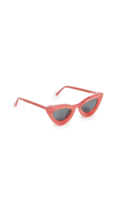 Grey Ant Cat Eye Sunglasses In Pink/grey