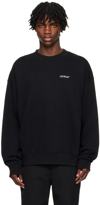 Off-white Caravag Arrow Over Sweatshirt In Black