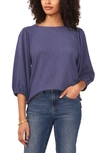 Vince Camuto Puff Sleeve Top In Dusk