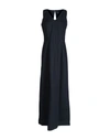 Armani Exchange Long Dresses In Dark Blue