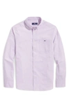 Vineyard Vines Gingham Stretch Cotton Button-down Shirt In Sea Grape