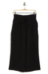 Dr2 By Daniel Rainn Crop Wide Leg Pants In O473 Black