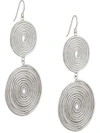 Petite Grand Double Espiral Earrings - Metallic