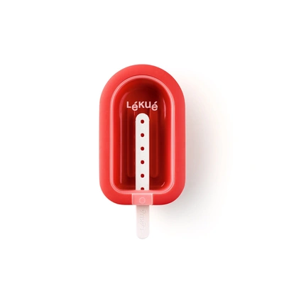 Lekue Silicone Large Ice Pop Mold In Red