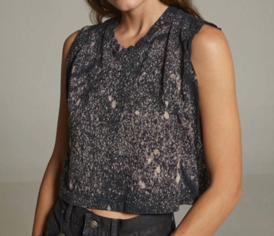 Noam Alex Crop Tee In Black In Multi