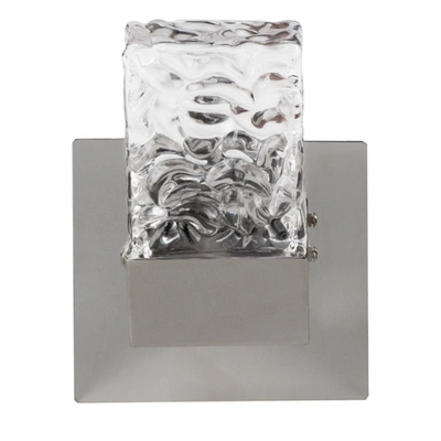 Finesse Decor Crystal Vanity Light In Silver