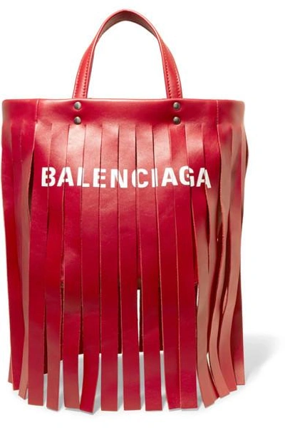 balenciaga fringe tote