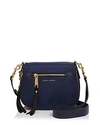 Marc Jacobs Trooper Nomad Small Nylon Saddle Bag In Midnight Blue/gold