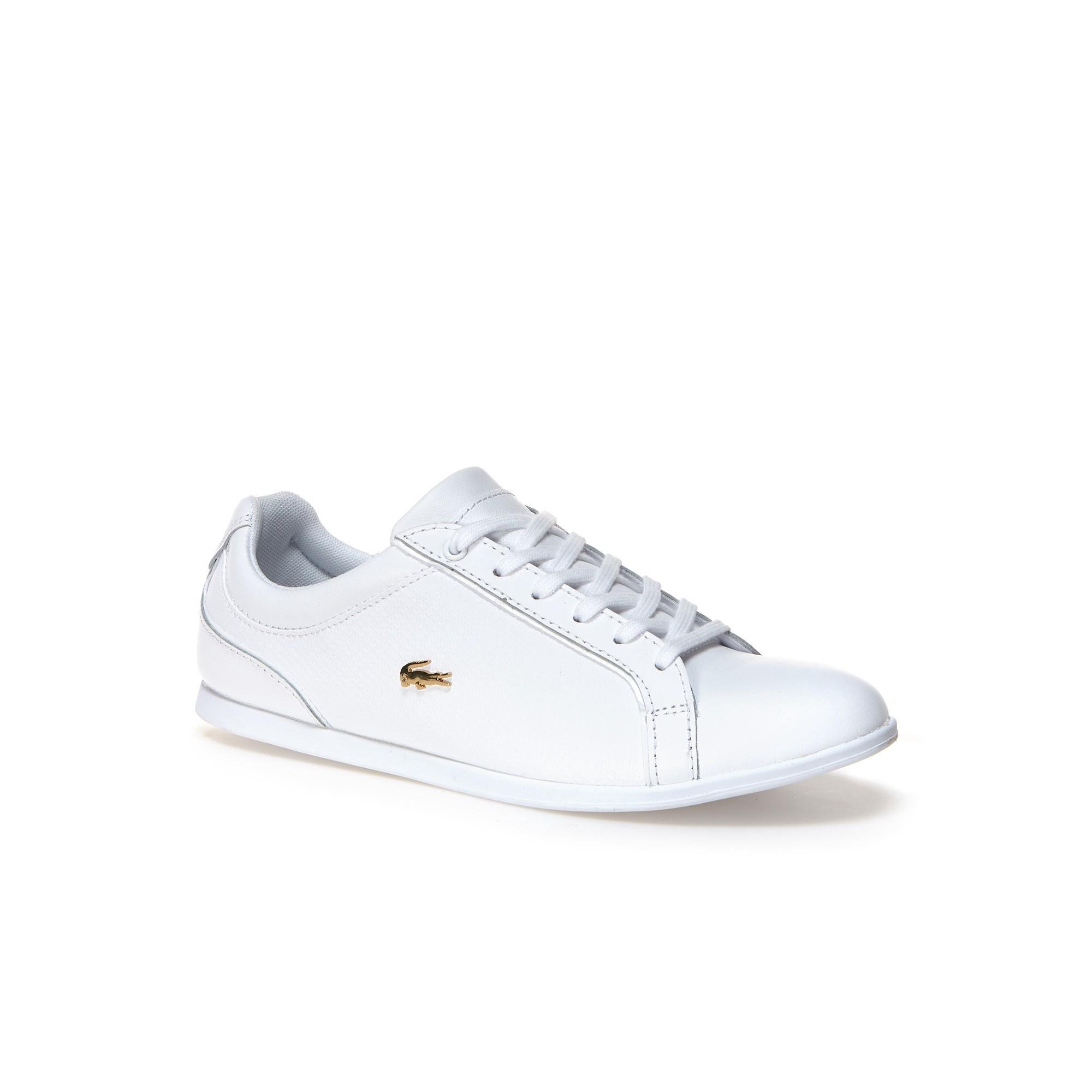 women's rey lace leather trainers