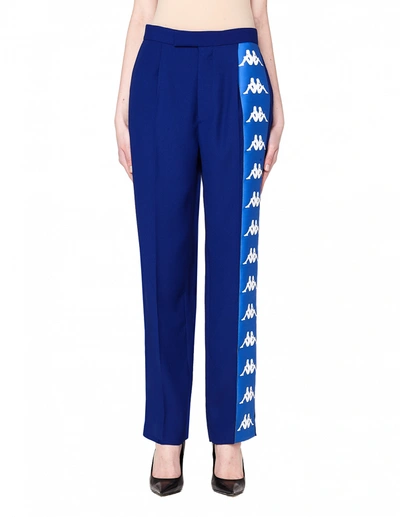 Faith Connexion Navy Blue Kappa Striped Trousers