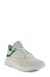 Ecco Mx Lace-up Sneaker In Shadow White/ Eggshell Blue