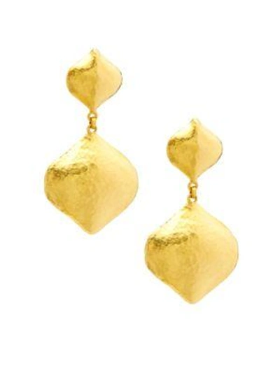 Gurhan 24k Yellow Gold Post Earrings