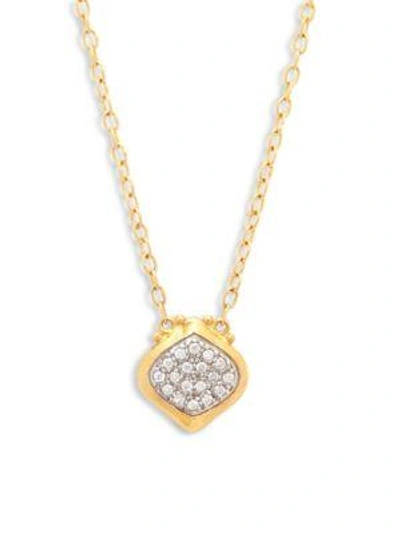 Gurhan Diamond & 24k Yellow Gold Pendant Necklace