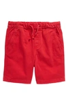 Tucker + Tate Kids' Essential Twill Shorts In Red Festive