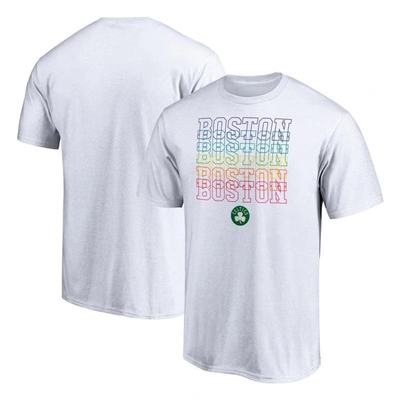 Fanatics Branded White Boston Celtics Team City Pride T-shirt