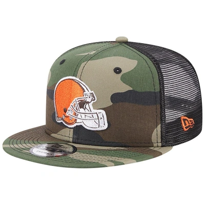 New Era Camo Cleveland Browns Classic Trucker 9fifty Snapback Hat