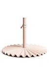 Business & Pleasure Co. The Clamshell Base Umbrella Stand In Dusty Pink