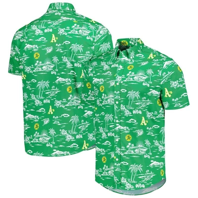 Reyn Spooner Green Oakland Athletics Kekai Button-down Shirt