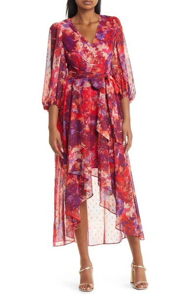open lace back dress Eliza J Floral Smocked Waist Dress- Size 8 – The Saved Collection main image 0