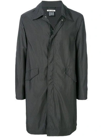 Our Legacy M51 Fitted Coat In Black