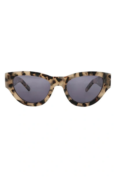 Banbe The Carla Polarized Cat Eye Sunglasses In Blonde Tort - Jet