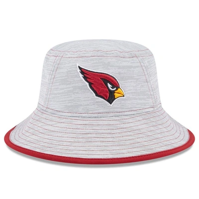 New Era Gray Arizona Cardinals Game Bucket Hat