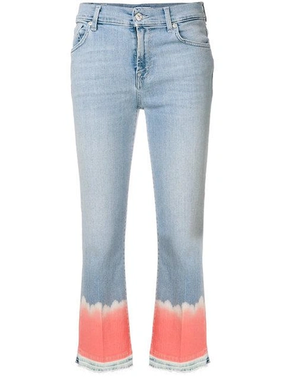 7 For All Mankind Contrast Cuff Jeans