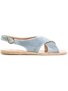 Ancient Greek Sandals Blue