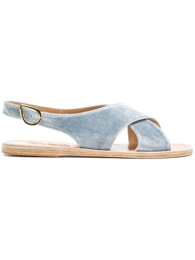 Ancient Greek Sandals Blue