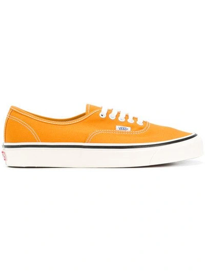 Vans Classic Lace-up Sneakers - Yellow In Orange