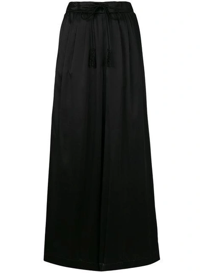 Forte Forte Cropped Palazzo Trousers In Black