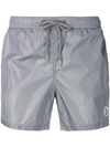 Moncler Logo Plaque Swimming Trunks