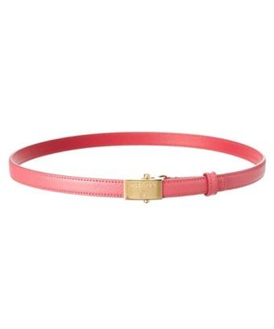 Prada Saffiano Leather Belt In Pink