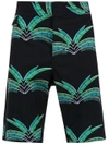 Amir Slama Printed Swim Shorts In Black