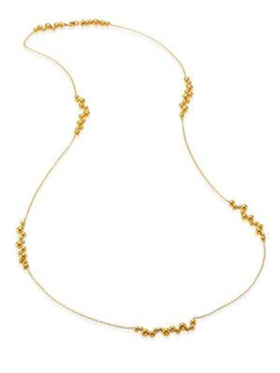 Marina B Mini Atomo Long 18k Gold Necklace