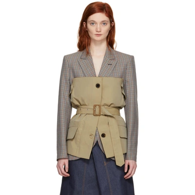 Maison Margiela Bodice Trench Coat In 114 Camel