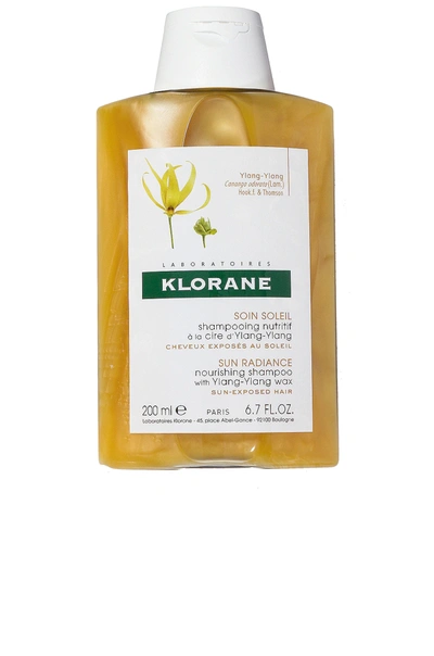 Klorane Sun Radiance Nourishing Shampoo With Ylang-ylang Wax 6.7 oz/ 200 ml In N,a