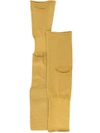 Rick Owens Day Sleeve Holsters In Yellow