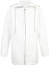 Rick Owens Dirt Windbreaker Jacket - White