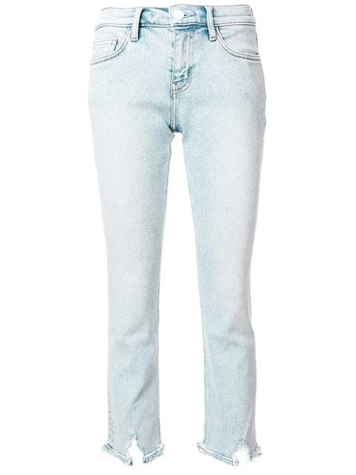 Current Elliott Cropped Jeans In Blue