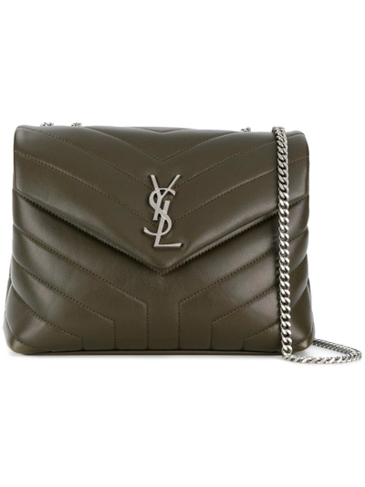 Saint Laurent Medium Loulou Chain Bag - Green