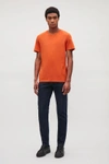 Cos Regular-fit T-shirt In Orange