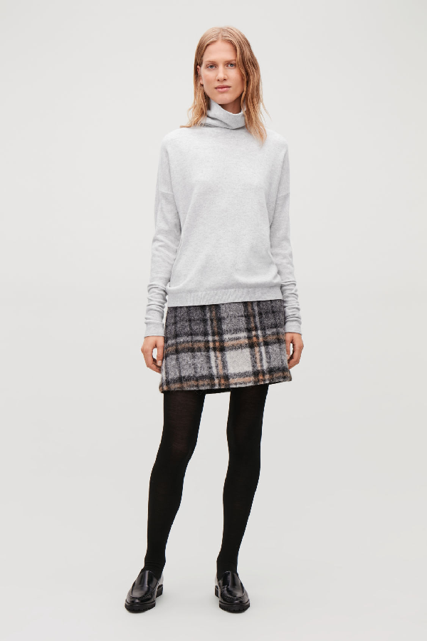 cos roll neck cashmere jumper