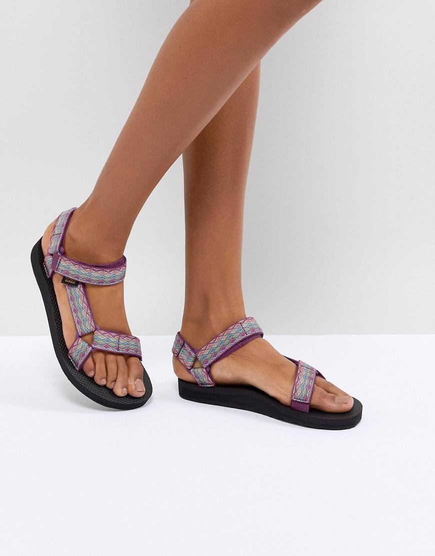 teva sandals purple